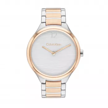 Calvin Klein Sieviešu 25100049 38mm Šveices kvarca nerūsējošā tērauda pulkstenis