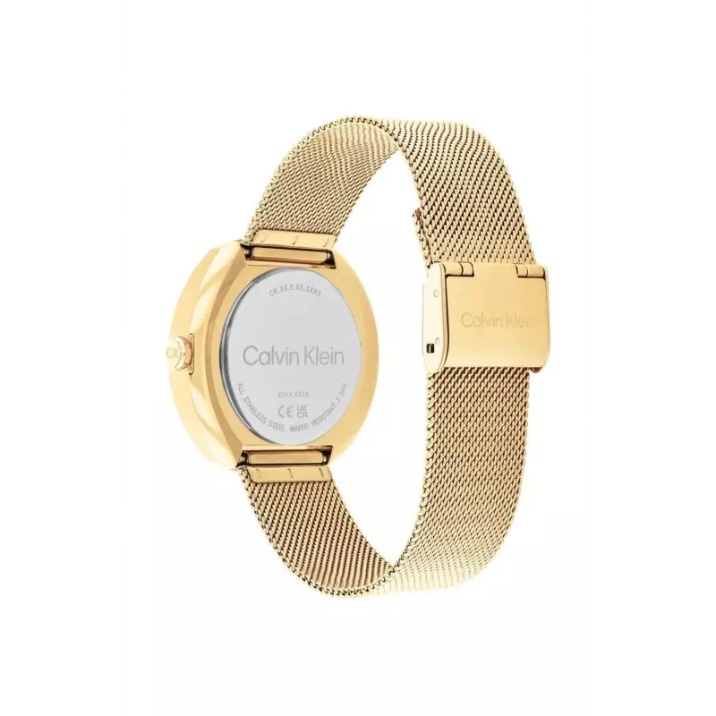 CALVIN KLEIN Sieviešu pulkstenis Minimal Extension 25200339 38.5 mm Sudraba Nerūsējošā tērauda siets