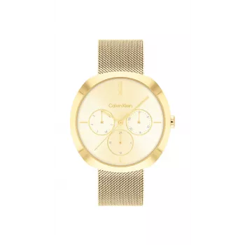 CALVIN KLEIN Sieviešu pulkstenis Minimal Extension 25200339 38.5 mm Sudraba Nerūsējošā tērauda siets