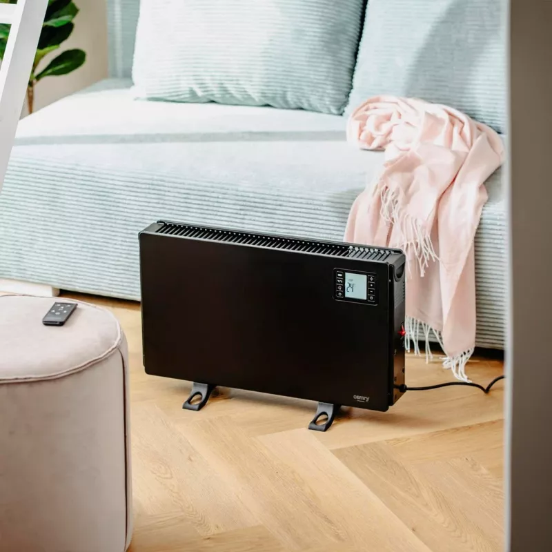 CAMRY CR 7739B 2000W Konvekcijas sildītājs ar LCD displeju un tālvadības pulti, balts