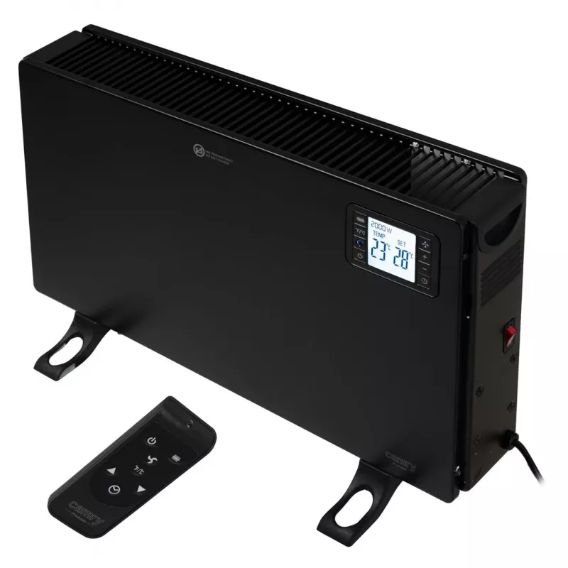CAMRY CR 7739B 2000W Konvekcijas sildītājs ar LCD displeju un tālvadības pulti, balts