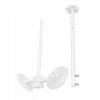 Camsafe CS20-KSO2 Universāls sienas/griestu stiprinājums CCTV kamerām, balts, alumīnijs, 3 kg slodze