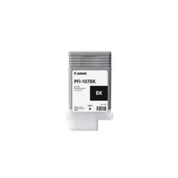Canon PFI-107BK oriģināls melnais tintes konteiners 130ml (6705B001AA)