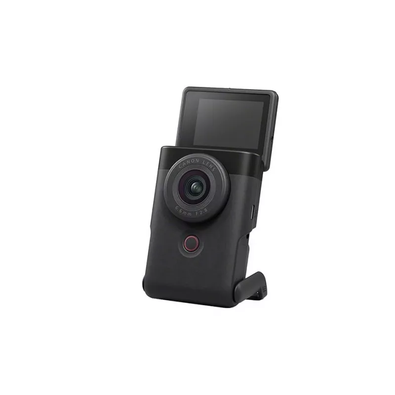 Canon PowerShot V10 Black Vlogging komplekts 4K UHD 1 collu CMOS kamera ar mini statīva rokturi