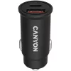 Canyon C-20B03 Bezvadu optiskā pele, melna, 800/1200/1600 DPI, USB Nano uztvērējs