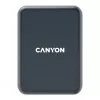 CANYON CH-15 Auto turētājs un bezvadu lādētājs MegaFix, 15W, USB-C, Melns