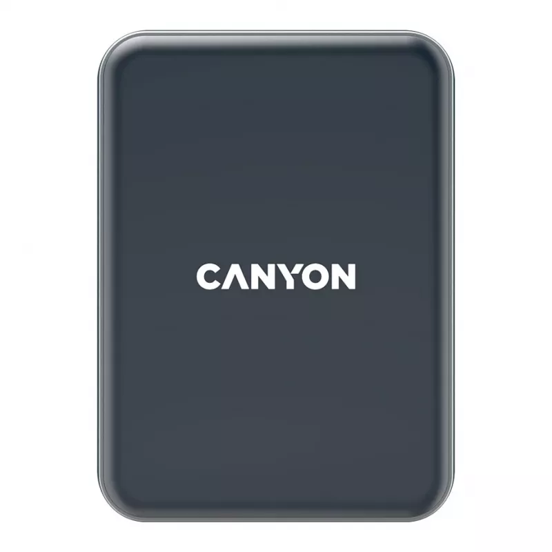CANYON CH-15 Auto turētājs un bezvadu lādētājs MegaFix, 15W, USB-C, Melns