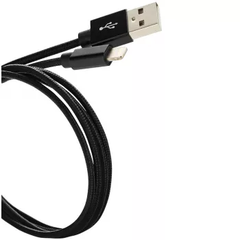 Canyon Charge & Sync MFI kabelis 1m Melns