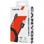 Canyon Charge & Sync MFI kabelis 1m Melns