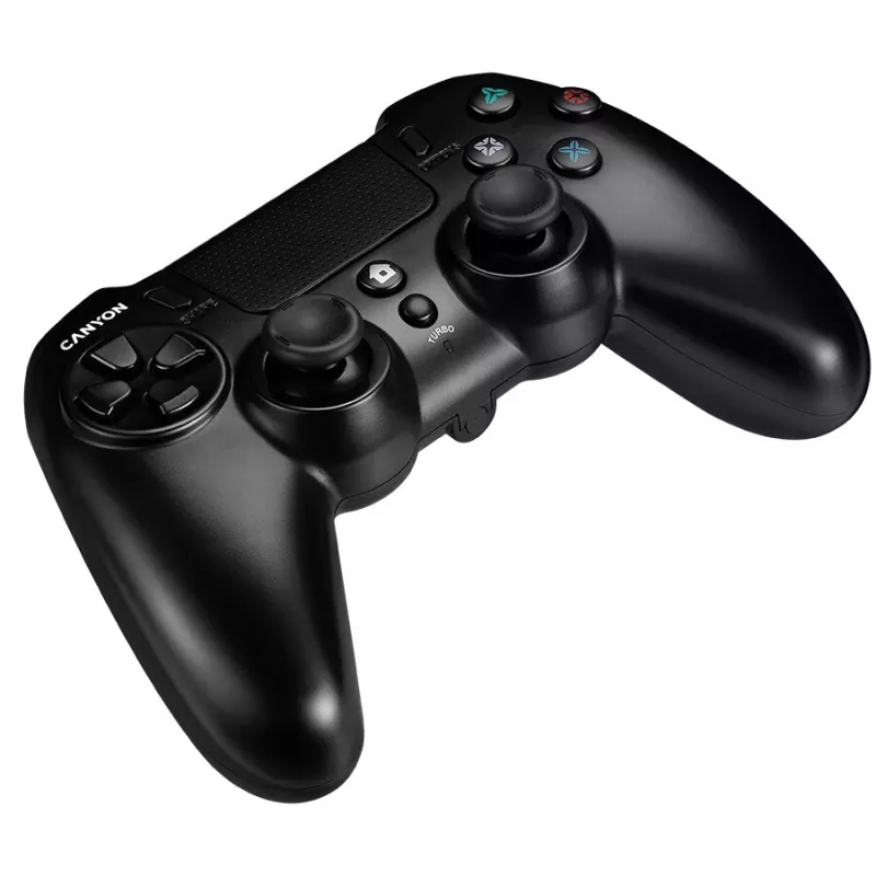 Canyon Gaming Wireless Gamepad GP-W5 ar skārienpaliktni PS4 Black