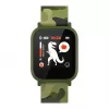 CANYON My Dino KW-33 Teenager Smart Watch, 1.3 collu IPS pilna skārienekrāna, zaļš plastmasas korpuss, IP68 ūdensizturīgs, BT 5.0
