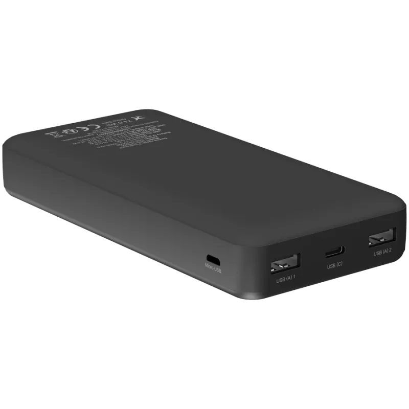 CANYON OnPower 200 Power Bank 20000mAh Melns