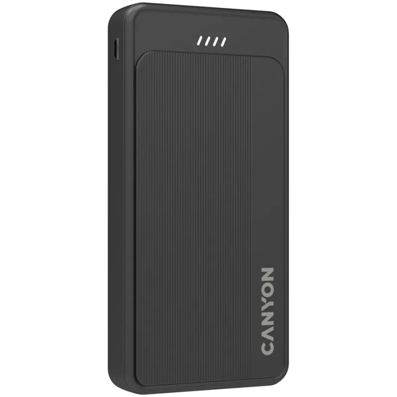 CANYON OnPower 200 Power Bank 20000mAh Melns