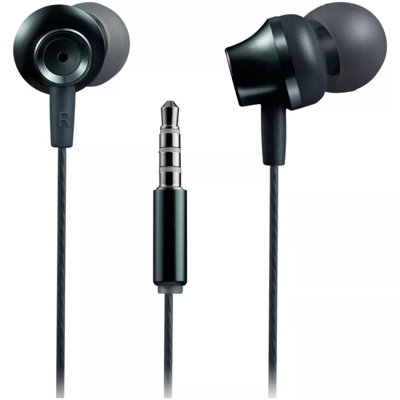 Canyon SEP-3 Stereo austiņas ar mikrofonu, metāla korpuss, tumši pelēka