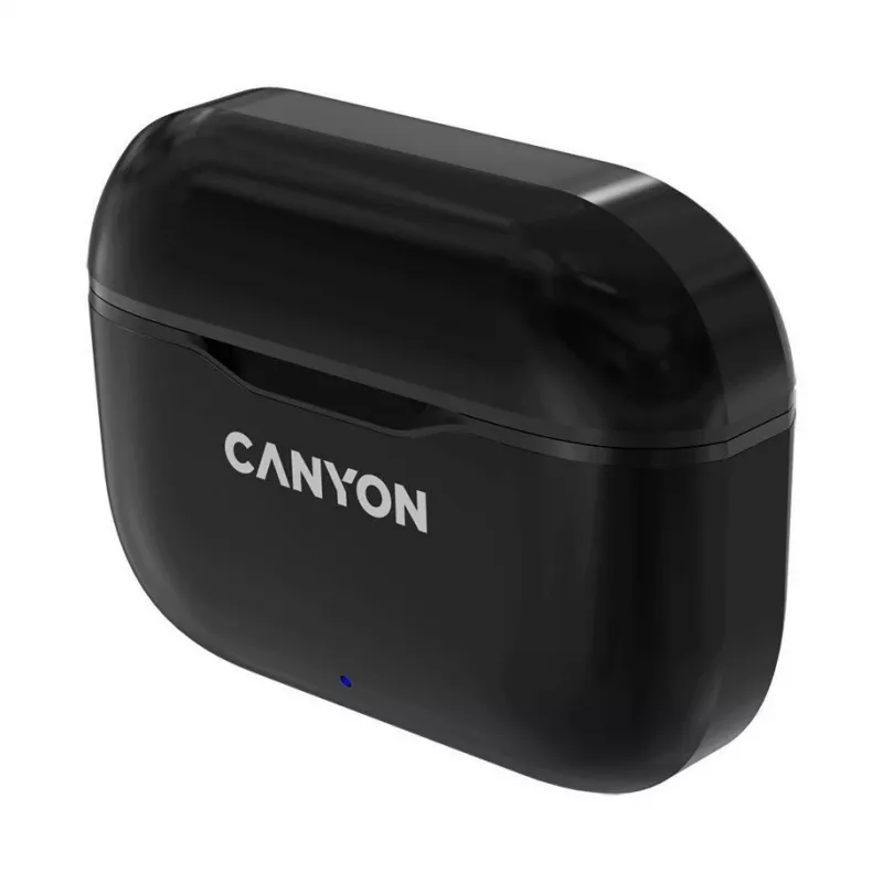 Canyon TWS-3 True Wireless Bluetooth austiņas ar uzlādes futrāli, melnas