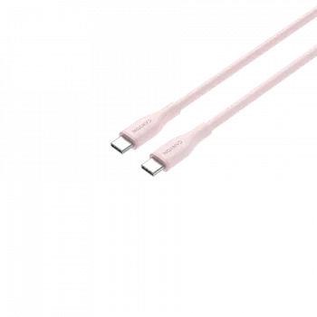 CANYON USB-C uz USB-C kabelis 60W 1m Silikona Pink Sand