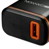 Canyon sienas lādētājs ar USB Type-C kabeli, 2.1A, melns