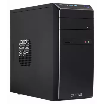 Captiva Business/Office R10-3622 galda dators - AMD Ryzen 5 3400G, 8GB DDR4, 500GB SSD, Radeon Vega 11, Wi-Fi, Windows 11 Home