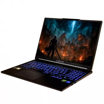 Captiva Entry Gaming I10-0913GE 16 collu spēļu portatīvais dators - Intel Core i7-14650HX, GeForce RTX 5060 8GB, 16GB DDR5, 500GB NVMe SSD, Windows 11 Pro