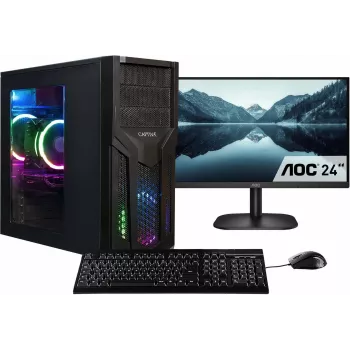 CAPTIVA Power Starter R80-012 TFT komplekts AMD Ryzen™ 7 16 GB DDR4-SDRAM 500 GB SSD