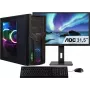 CAPTIVA Power Starter R80-034 TFT komplekts, AMD Ryzen 5, 32GB DDR4, 1TB SSD, Windows 11 Home, 24 inch monitors, klaviatūra un pele