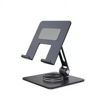Capture salokāms 360 grādu rotējošs planšetdatora statīvs, melns (CA-TAB1-STAND)