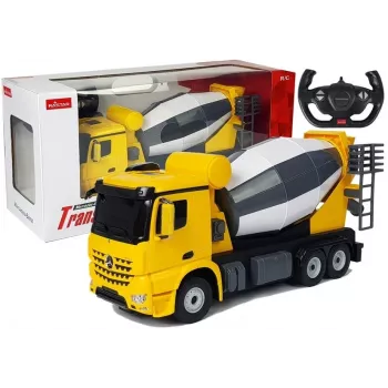 Auto R/C Mercedes-Benz Arocs Rastar 1:14 Dzeltens