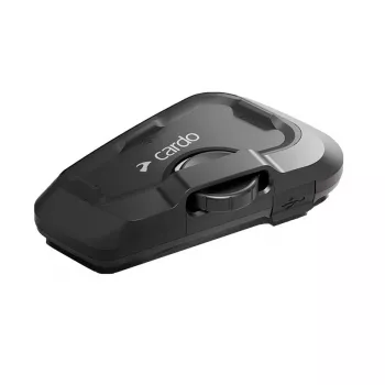 Cardo FRC2X103 Motocikla Bluetooth Intercoms 2 Kanāli 800 m Melns