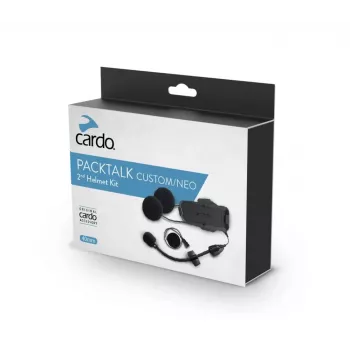 Cardo PT CUSTOM 2ND HELMET KIT - Melns