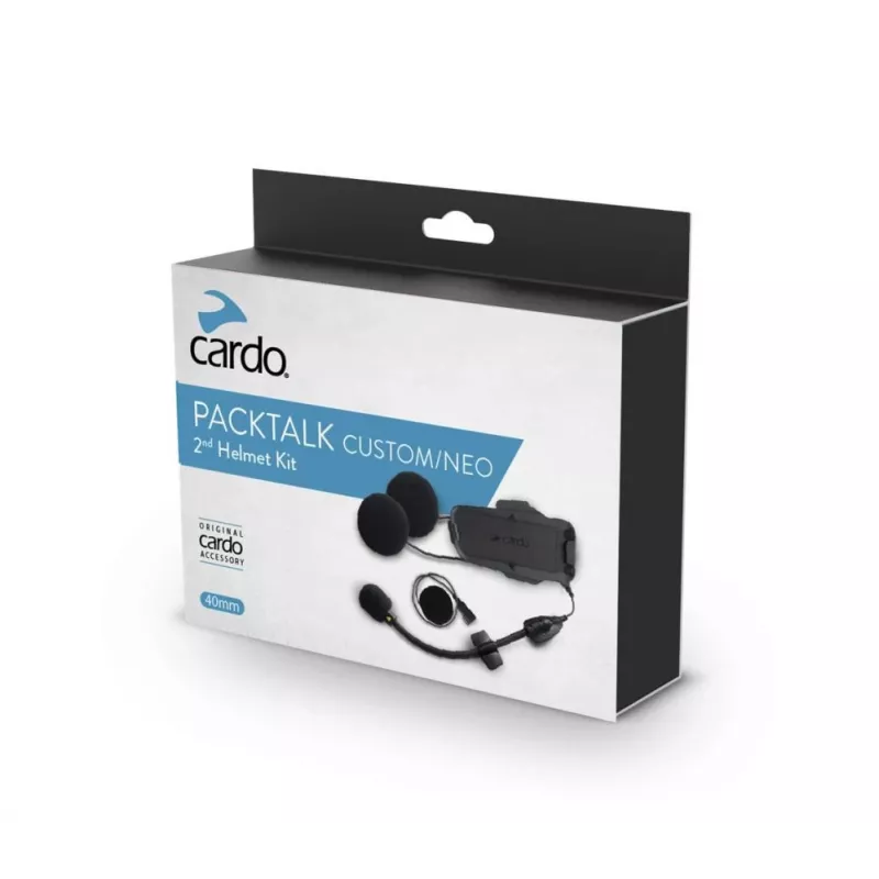 Cardo PT CUSTOM 2ND HELMET KIT - Melns