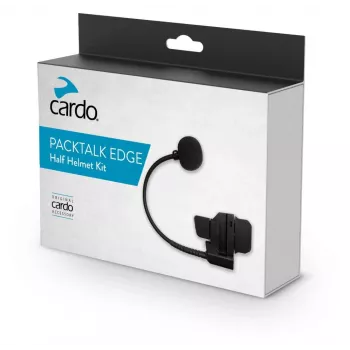 Cardo PT Edge Half Helmet Kit - JBL skaļruņi un buma mikrofons Packtalk Edge