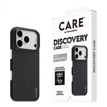 CARE by PanzerGlass Discovery apvalks ar MagSafe iPhone 17 Pro - caurspīdīgs