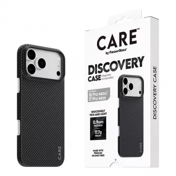 CARE by PanzerGlass Discovery vāciņš ar MagSafe iPhone 17 Pro Max - caurspīdīgs