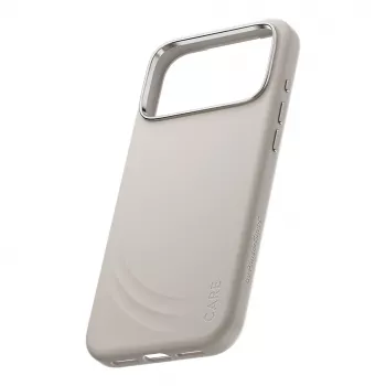 CARE by PanzerGlass Flow Case vaniļas krāsā ar MagSafe iPhone 17 Pro Max