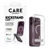 CARE by PanzerGlass Kickstand vāciņš caurspīdīgs ar baltu MagSafe iPhone 17 Pro Max