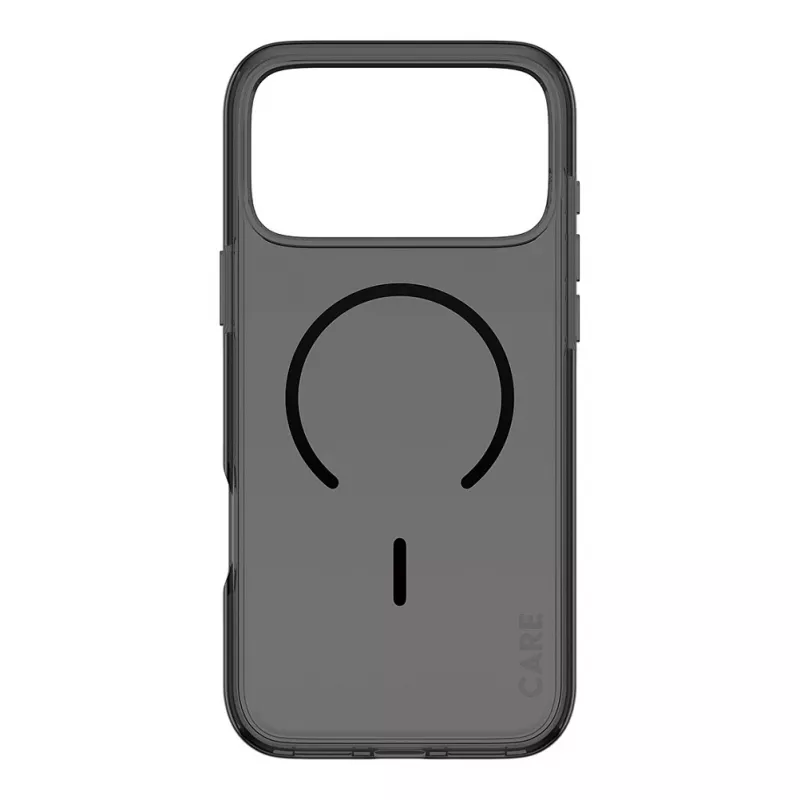 CARE by PanzerGlass Smokey vāciņš ar melnu MagSafe iPhone 17 Pro Max