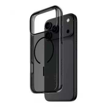 CARE by PanzerGlass Smokey vāciņš ar melnu MagSafe iPhone 17 Pro Max