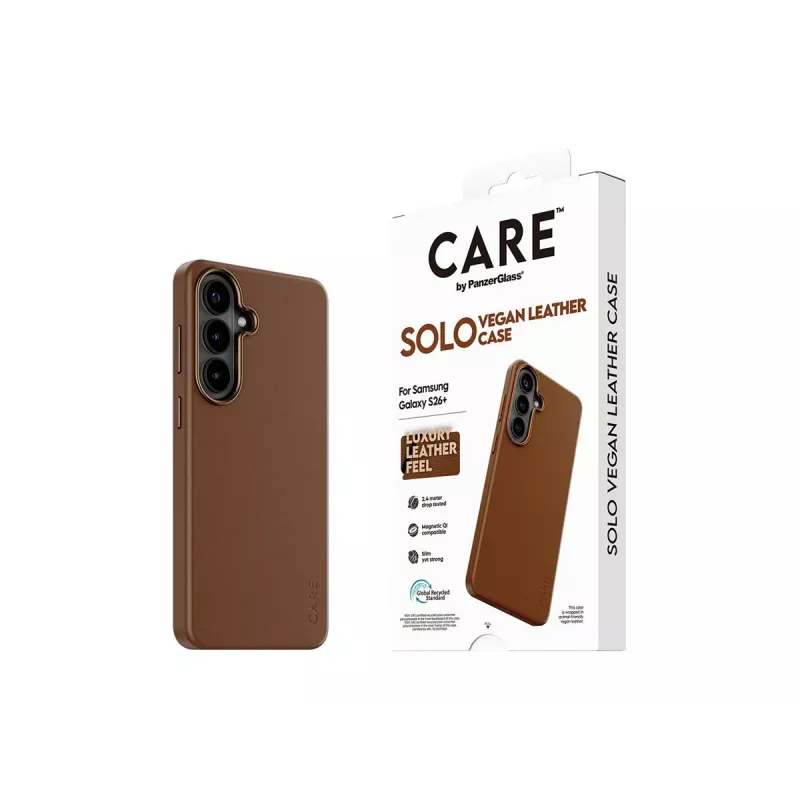 CARE by PanzerGlass Solo Case Samsung Galaxy S26 Plus - Brūns