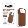 CARE by PanzerGlass Solo vegānas ādas apvalks brūns ar MagSafe iPhone 17 Pro Max