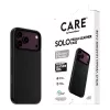 CARE by PanzerGlass Solo vegānas ādas apvalks ar MagSafe iPhone 17 Pro Max - melns