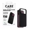 CARE by PanzerGlass Solo vegānas ādas apvalks ar MagSafe iPhone 17 Pro Max - melns