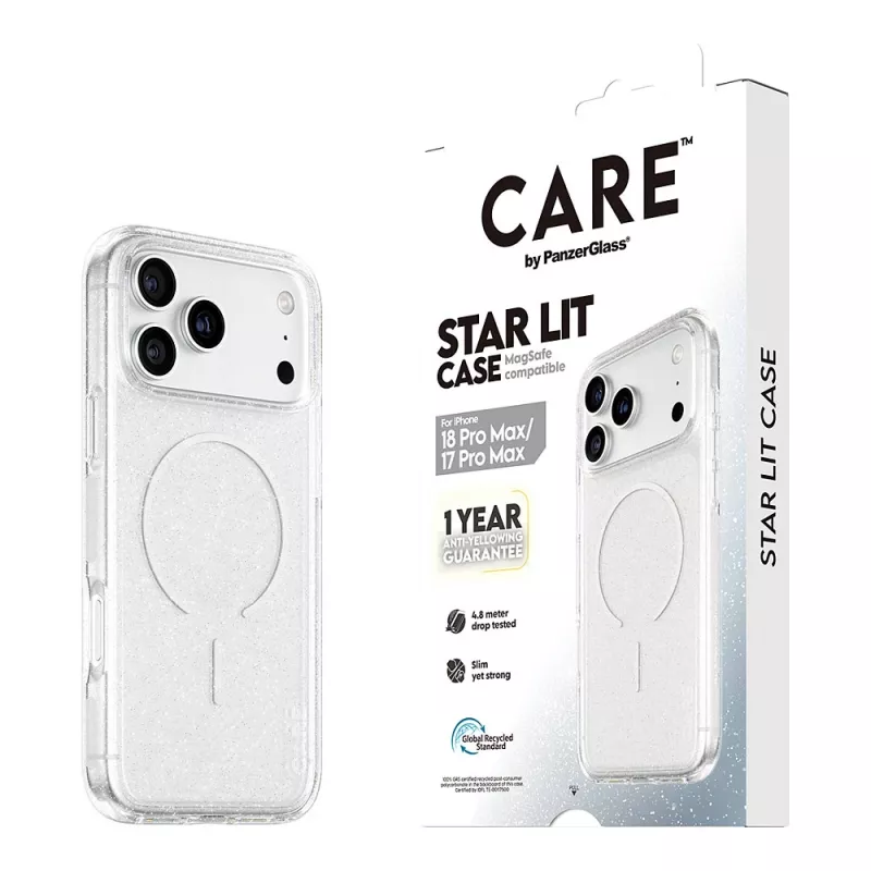 CARE by PanzerGlass Star Lit apvalks ar MagSafe iPhone 17 Pro Max