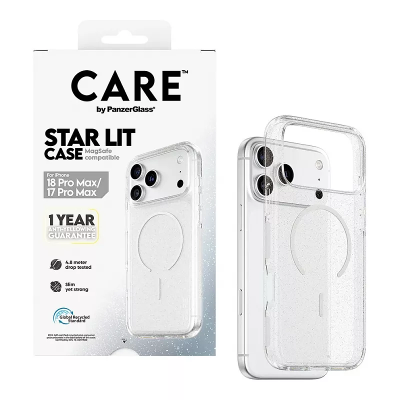 CARE by PanzerGlass Star Lit apvalks ar MagSafe iPhone 17 Pro Max