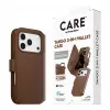 CARE by PanzerGlass Tango 2-in-1 maciņa futrālis brūnā krāsā ar MagSafe iPhone 17 Pro