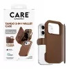 CARE by PanzerGlass Tango 2-in-1 maciņa futrālis brūnā krāsā ar MagSafe iPhone 17 Pro