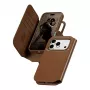 CARE by PanzerGlass Tango 2-in-1 maciņa futrālis brūnā krāsā ar MagSafe iPhone 17 Pro