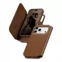 CARE by PanzerGlass Tango 2-in-1 maciņa futrālis brūnā krāsā ar MagSafe iPhone 17 Pro Max