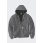 Carhartt Iconic Jacket J140 Firm Duck Active - Vīriešu stepēta flaneļa oderēta darba jaka, ūdens atgrūdoša, Original Fit
