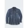 Carhartt Montana Denim Relaxed garām piedurknēm Wyatt krekls vīriešiem