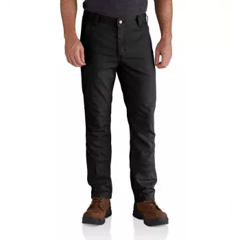 Carhartt Rigby taisna piegriezuma bikses melnas 32x30 - elastīga audekla darba bikses